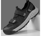 Sandalias de verano para hombre Zapatos casuales transpirables de malla hechos a mano 39 marrón