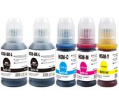 EPSON Negro x 2 de los últimos zapatos de botella de tinta compatibles KSU HSM C Tinta pigmentada similar a la original de STAR KSU-L-(PGBK/Pigmento [Gran capacidad]) +