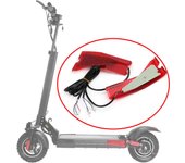 1 par de luces indicadoras de giro para patinete eléctrico, accesorios de repuesto para patinete eléctrico rojo