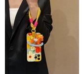 Funda para iPhone 15, 14 Pro Max, Apple Phone 13, 12, con bonito cordón y paquete completo, anticaídas, para niña iPhone15pro max