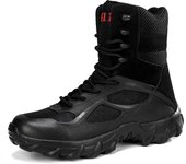 Botas de moto nuevas de moda para hombre, antideslizantes, de caña alta, con cordones, para deportes de ocio, para hombre, zapatos de senderismo al aire libre, zapatos para caminar de talla grande 39