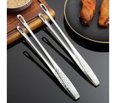 Pinzas de cocina, pinzas para parrilla, pinzas para cocinar, pinzas de acero inoxidable para ensaladas, carnes, alimentos, pinzas, herramientas para barbacoa y bufé, utensilios de cocina.