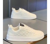 Zapatos blancos transpirables de verano Zapatos para hombre Flow Hundred con zapatillas de suela gruesa Zapatos casuales Zapatos de placa de moda cómodos 39
