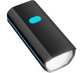 Luz de bocina para bicicleta recargable por USB, bocina ultra brillante y fuerte, timbre para bicicleta para niños con timbre para paseos nocturnos