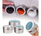 Recipiente para Condimentos Especias de Cocina Ahorro de Espacio Multifuncional Botes para Especias Para Papper Chile en Polvo