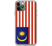 Funda iPhone - Malaisie - Drapeau - Souple - Multicolore - Compatible iPhone 11 Pro