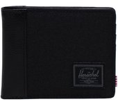 Herschel Cartera Hank RFID, Cartera unisex negra One size negro