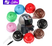 [i Cafilas][DGPNC01] 1 PCS Cápsulas de café reutilizables Cápsulas de filtro de taza para Dolce Gusto recargables 1 PC negro