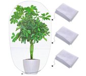 Bolsa de red protectora versátil poliéster con cordón diseño árbol frutas red malla para granja S