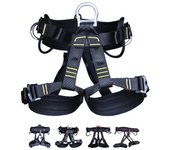 Cinturón de seguridad para senderismo al aire libre, soporte de cintura para medio cuerpo, arnés para trabajar en altura, equipo deportivo