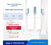 Cabezales de repuesto compatibles con el cepillo de dientes eléctrico Xiaomi: cerdas ultrasónicas sin metal ni cobre. 10 pieces or more
