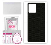 apgo Protective Skin Sticker for the back compatible with Motorola Edge 30 Fusion, Wrap Film, Foil, Vinyl - Pattern Matrix