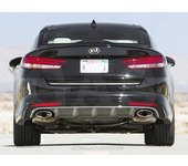 Embellecedor cromado para maletero de KIA OPTIMA II - Detalles en el portón trasero - Detalle trasero de automóvil premium - Portón trasero afinado para mejorar el brillo