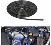 Manguera de vacío de tubo de silicona para coche, manguera de goma de 1m, color negro y azul, línea de Control de tubo de manguera de goma de Ø4mm, 4x8mm, 4x9mm Blue 4x8mm