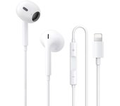 Nuevos auriculares HIFI con cable para iPhone, sonido transparente profundo con llamadas, compatibles con auriculares [edición 2022], calidad, graves, micrófono. blanco
