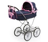 Cochecito de muñecas Reig Dolls Pram Azul Marino 64 cm