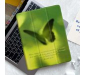 Funda para tableta con soporte de cuero inteligente con mariposa gradiente para iPad Air 1 2 3 4 9.7 10.2 10.5 10.9 pulgadas I iPad Pro 11 2021 2020 2018 Mini 6 5 4 Cubierta completa 2021 IPad Pro 11 inch