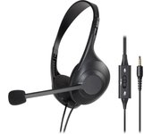 Auriculares estéreo Audio Technica con cancelación de ruido, micrófono, control manual, ajuste deslizante ATH-102COM, 3,5 mm, 4 polos