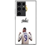 Coque Maniacase pour Samsung Galaxy s23 ultra Kylian Mbappe Real Madrid 9 Hola