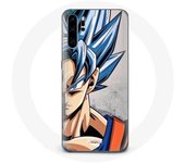 Coque pour Huawei P30 Anime Dragon Ball Goku Cheveux bleu