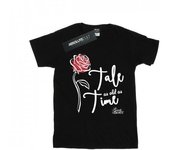 Disney Boys Tale As Old As Time Rose T-Shirt 9-11 Years blanco