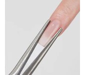 Pinzas para uñas acrílicas, pinzas para extensiones de uñas, herramientas de manicura, pinzas para dar forma a las uñas, herramienta de pinzado con curva en C, molde de gel ultravioleta