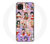 Coque pour Samsung Galaxy A22 5G Demon slayer merry christmas affiche le cadeau de noël