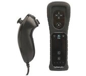 Gamepad - PEGA - Wiimote Negro - Nunchunk - Motion Plus Integrado - Inalámbrico