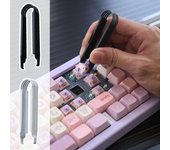 Extractor de interruptores de teclado mecánico, portátil, de metal, intercambiable en caliente, herramienta de extracción de interruptores de teclado para juegos, accesorios para PC blanco