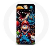 Coque Maniacase pour Samsung Galaxy S10 Plus super mario bros film