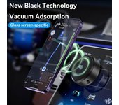 Soporte inteligente para teléfono móvil con adsorción magnética al vacío, soporte universal para automóvil con rotación de 360° y soporte de adsorción de doble cara