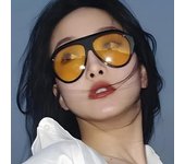 Gafas de sol para mujer, estilo vintage, lisas, anti-UV, para bloquear la luz solar, para vacaciones, playa, gafas para exteriores