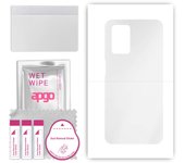 apgo Ultra Clear Protective Skin Sticker for the back compatible with Realme 8 5G, Wrap Film, Hydrogel Film, Flexible, Soft TPU with positioning layer