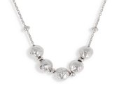 Les Trésors De Lily [R7196] - Collier Argent 'Cléopatra' argenté (rhodié) - 50x8 mm plata