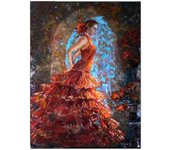 Taladros redondos completos Diamond Painting mujer Diamond Embroidery display Retrato Decoración de bodas 20X30CM