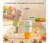 Nueva licuadora eléctrica portátil, licuadora de naranjas, exprimidor, trituradora de batidos frescos, máquina procesadora de alimentos, electrodomésticos de cocina y hogar color rosa