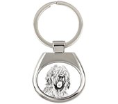 Briard, Berger de Brie - keychain with a dog, keychain with a print, personalized pendant from the Art-Dog brand plata
