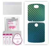 Adhesivo protector trasero apgo compatible con Motorola Razr 5G, lámina de vinilo - Patrón Camaleón de Carbono CAKA1