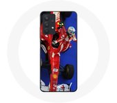Coque Maniacase pour Samsung Galaxy A32 4G Formule 1 Fernando Alonso Pilote automobile F1 Rouge
