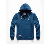 Sudadera con capucha de Color liso para hombre, chaqueta de manga larga con cremallera, abrigo de gran tamaño, Sudadera con capucha gótica Harajuku Y2K para adolescentes BP20933 M azul oscuro