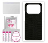 apgo Protective Skin Sticker for the back compatible with Xiaomi Mi 11 Ultra, Wrap Film, Foil, Vinyl - Pattern Matrix