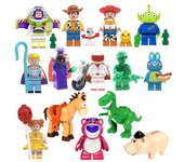 Conjunto de placa base exclusiva compatible con minifiguras de Toy Story Block 14 de personajes populares