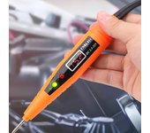 Control de sonda de pluma de prueba eléctrica para herramientas de diagnóstico de batería automática de probador de coche naranja