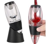 Decantador de vino vertedor con filtro y base portátil profesional para bar, fiesta, cocina, vino tinto, whisky, aireador, dispensador de soda rápida