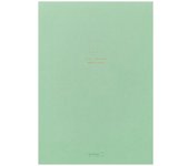 Bloc de papel MIDORI con cuadrícula de puntos de color verde A5 15339006 verde