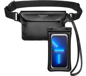 Riñonera impermeable Spigen Aqua Shield A621 + funda flotante - Negro