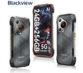 Blackview BL7000 5G 8GB 256GB Android 15 Smartphone robusto 6.78 pulgadas 120HZ Teléfono móvil 7500mAh only cell phone negro