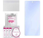 apgo Ultra-Clear 9H Hybrid protective glass compatible with Motorola Edge 20 Pro, flexible nano glass, great replacement for tempered glass, scratch-r
