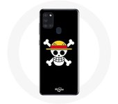 Coque - Maniacase - Galaxy A21S - One Piece Manga - Souple - Noir