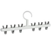 Organizador de sombreros y calcetines, estante colgante con visera, gorro, bufanda, estante de almacenamiento, colgador, armario funcional, soporte de almacenamiento gris